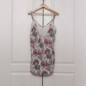 Victoria's Secret Women's Vintage Gold Label Floral Lace Chemise